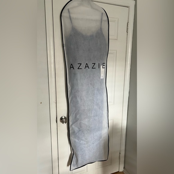 Azazie Lupe Cobalt Blue Floor Length Bridesmaid Dress Size 14 - Picture 10 of 10